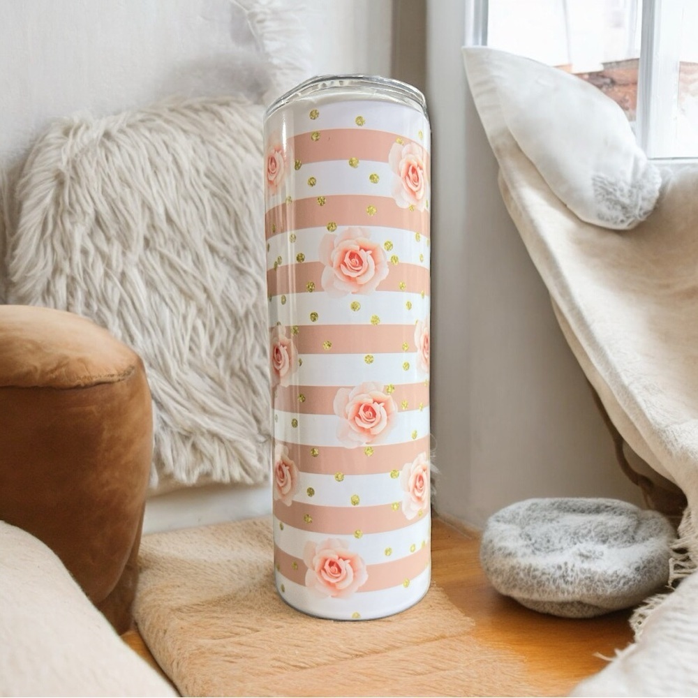 Flowers Travel  Tumbler